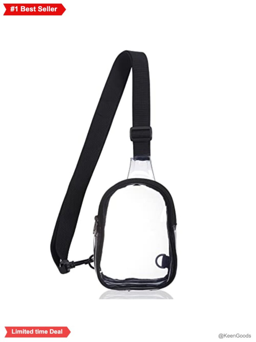 Clear Sling Bag Crossbody Fanny Pack Stadium Approved